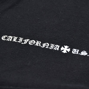 CHROME HEARTS クロムハーツ 半袖Tシャツ サイズS CHプラス オールドイングリッシュ ブラック ホワイト 美品 中古 4a009190