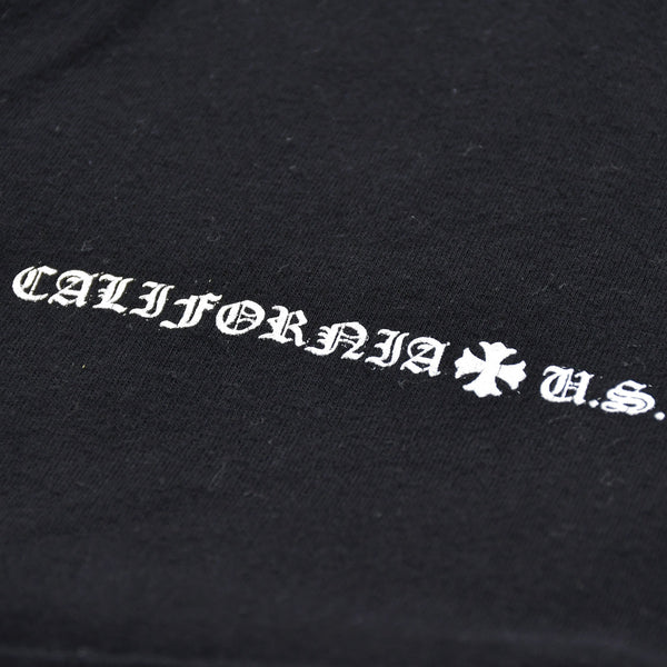 CHROME HEARTS クロムハーツ 半袖Tシャツ サイズS CHプラス オールドイングリッシュ ブラック ホワイト 美品 中古 4a009190