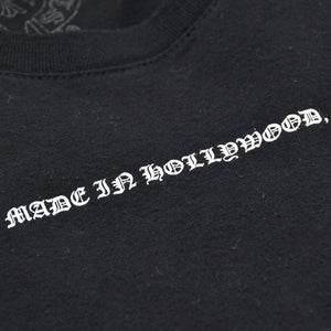 CHROME HEARTS クロムハーツ 半袖Tシャツ サイズS CHプラス オールドイングリッシュ ブラック ホワイト 美品 中古 4a009190