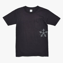 CHROME HEARTS クロムハーツ オールドモデル 半袖Tシャツ サイズS スター スクロールラベルロゴ ブラック 美品 中古 4a009191