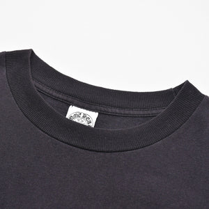 CHROME HEARTS クロムハーツ オールドモデル 半袖Tシャツ サイズS スター スクロールラベルロゴ ブラック 美品 中古 4a009191