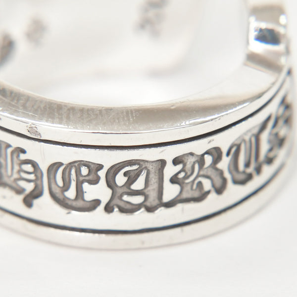 CHROME HEARTS クロムハーツ LG SCROLL LABEL RING ラージ スクロールラベルリング 重量約19.05g サイズ18号 シルバー925 美品 中古 4a009193