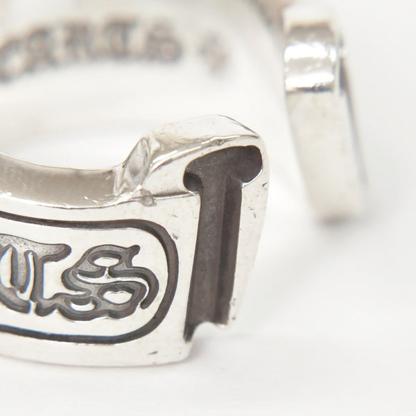 CHROME HEARTS クロムハーツ LG SCROLL LABEL RING ラージ スクロールラベルリング 重量約19.05g サイズ18号 シルバー925 美品 中古 4a009193