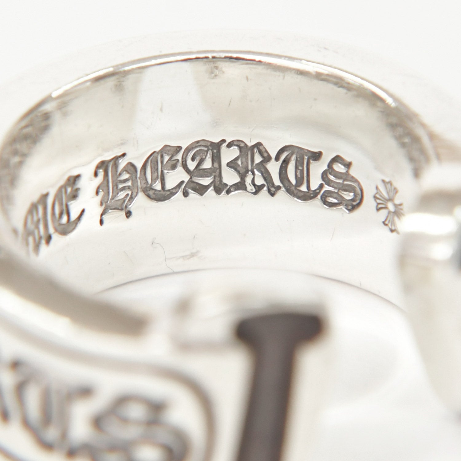 CHROME HEARTS クロムハーツ LG SCROLL LABEL RING ラージ スクロール