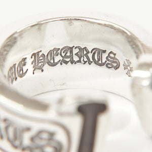 CHROME HEARTS クロムハーツ LG SCROLL LABEL RING ラージ スクロールラベルリング 重量約19.05g サイズ18号 シルバー925 美品 中古 4a009193