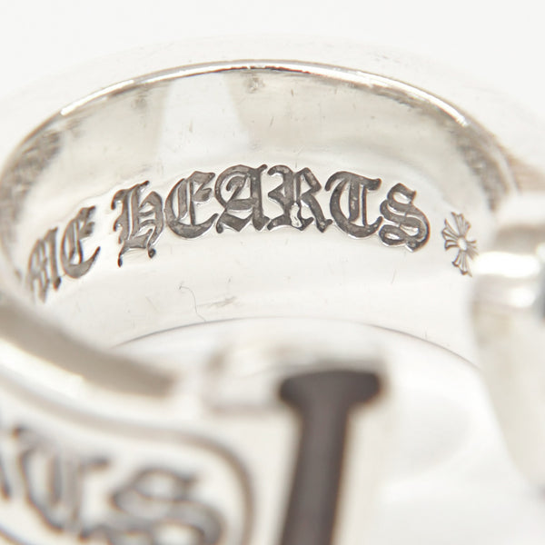 CHROME HEARTS クロムハーツ LG SCROLL LABEL RING ラージ スクロールラベルリング 重量約19.05g サイズ18号 シルバー925 美品 中古 4a009193