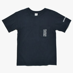 CHROME HEARTS クロムハーツ 半袖Tシャツ サイズM スクロールラベルロゴ オールドイングリッシュ ブラック 美品 中古 4a009194