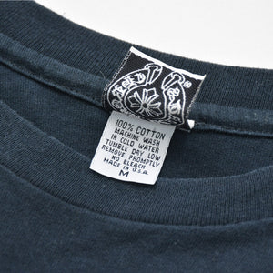 CHROME HEARTS クロムハーツ 半袖Tシャツ サイズM スクロールラベルロゴ オールドイングリッシュ ブラック 美品 中古 4a009194