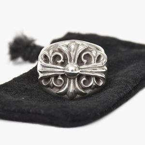 極美品 CHROME HEARTS クロムハーツ KEEPER キーパー リング 指輪 重量約24.95g サイズ21号 スターリングシルバー 中古 4a009199
