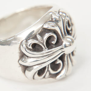 極美品 CHROME HEARTS クロムハーツ KEEPER キーパー リング 指輪 重量約24.95g サイズ21号 スターリングシルバー 中古 4a009199