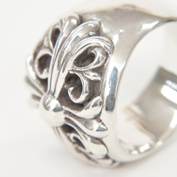 極美品 CHROME HEARTS クロムハーツ KEEPER キーパー リング 指輪 重量約24.95g サイズ21号 スターリングシルバー 中古 4a009199