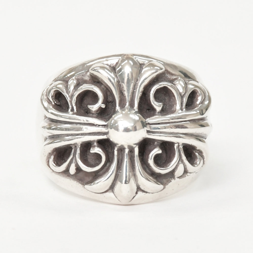 極美品 CHROME HEARTS クロムハーツ KEEPER キーパー リング 指輪 重量約24.95g サイズ21号 スターリングシルバー 中古 4a009199