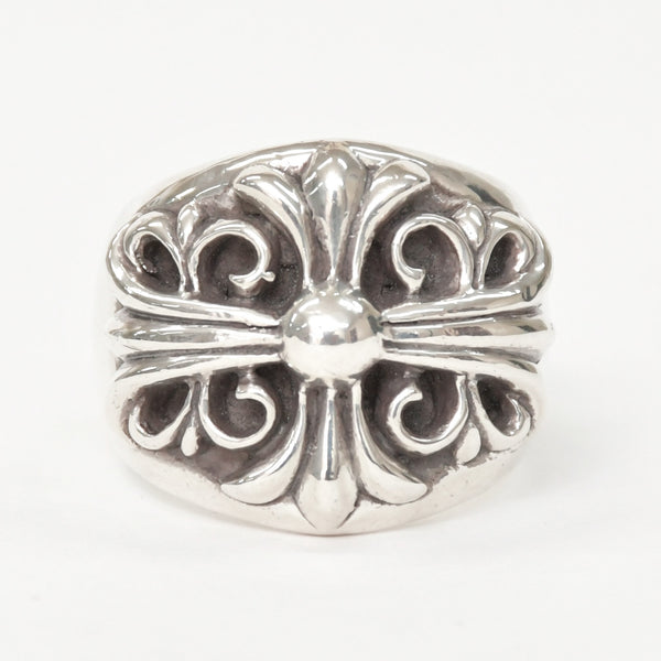 極美品 CHROME HEARTS クロムハーツ KEEPER キーパー リング 指輪 重量約24.95g サイズ21号 スターリングシルバー 中古 4a009199
