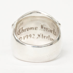 極美品 CHROME HEARTS クロムハーツ KEEPER キーパー リング 指輪 重量約24.95g サイズ21号 スターリングシルバー 中古 4a009199