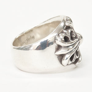 極美品 CHROME HEARTS クロムハーツ KEEPER キーパー リング 指輪 重量約24.95g サイズ21号 スターリングシルバー 中古 4a009199