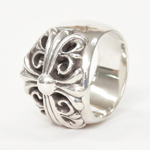 極美品 CHROME HEARTS クロムハーツ KEEPER キーパー リング 指輪 重量約24.95g サイズ21号 スターリングシルバー 中古 4a009199