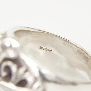 極美品 CHROME HEARTS クロムハーツ KEEPER キーパー リング 指輪 重量約24.95g サイズ21号 スターリングシルバー 中古 4a009199
