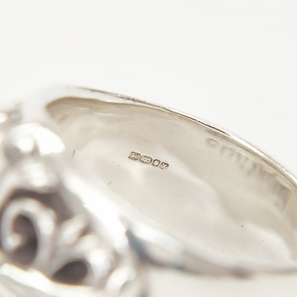 極美品 CHROME HEARTS クロムハーツ KEEPER キーパー リング 指輪 重量約24.95g サイズ21号 スターリングシルバー 中古 4a009199