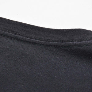 CHROME HEARTS クロムハーツ ネックロゴ 長袖Tシャツ サイズM オールドイングリッシュ ブラック 新型 美品 中古 4a009201