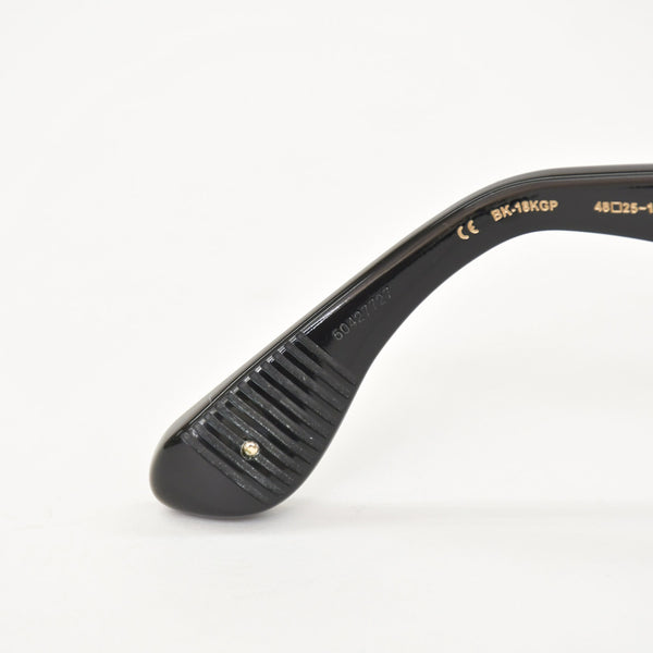 新品未使用 CHROME HEARTS クロムハーツ PETER ARNELL ピーター アーネル 伊達メガネ サイズ48□25-140 18KGP CHプラス 中古 4a009207