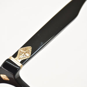新品未使用 CHROME HEARTS クロムハーツ PETER ARNELL ピーター アーネル 伊達メガネ サイズ48□25-140 18KGP CHプラス 中古 4a009207