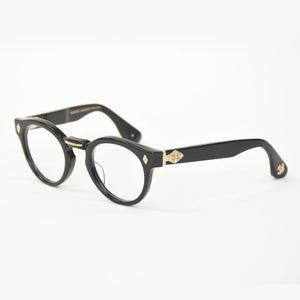 新品未使用 CHROME HEARTS クロムハーツ PETER ARNELL ピーター アーネル 伊達メガネ サイズ48□25-140 18KGP CHプラス 中古 4a009207