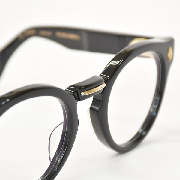 新品未使用 CHROME HEARTS クロムハーツ PETER ARNELL ピーター アーネル 伊達メガネ サイズ48□25-140 18KGP CHプラス 中古 4a009207
