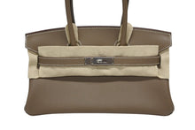 画像をギャラリービューアに読み込む, 新品未使用 HERMES エルメス ショルダーバーキン29 ハンドバッグ エバーカラー エトープ K刻印 SV金具 中古 4b009240