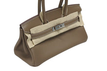 画像をギャラリービューアに読み込む, 新品未使用 HERMES エルメス ショルダーバーキン29 ハンドバッグ エバーカラー エトープ K刻印 SV金具 中古 4b009240