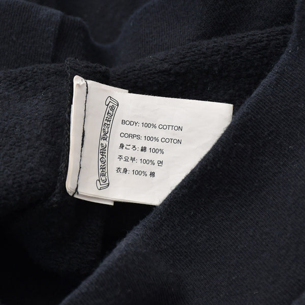 Very Good Condition CHROME HEARTS Arm Stencil Hoodie Parka Cotton Black White Size S Used 4a009378