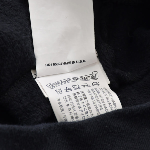 Very Good Condition CHROME HEARTS Arm Stencil Hoodie Parka Cotton Black White Size S Used 4a009378