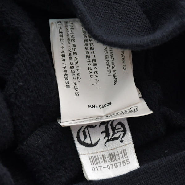 Very Good Condition CHROME HEARTS Arm Stencil Hoodie Parka Cotton Black White Size S Used 4a009378