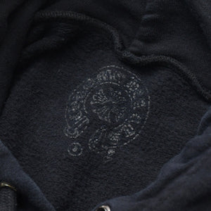 Very Good Condition CHROME HEARTS Arm Stencil Hoodie Parka Cotton Black White Size S Used 4a009378