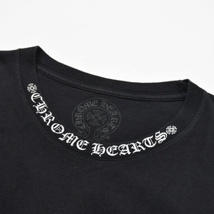 CHROME HEARTS Neck Logo Long Sleeve Tee Neck Logo Long Sleeve Tee Black Size L Good Condition Used 4a009380