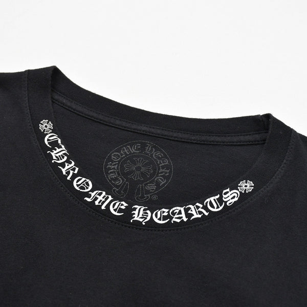 CHROME HEARTS Neck Logo Long Sleeve Tee Neck Logo Long Sleeve Tee Black Size L Good Condition Used 4a009380