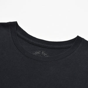Very Good Condition CHROME HEARTS Men's Half Sleeve Pocket T-Shirt CH Cross Hairy Dagger Black Size L Used 4a009381