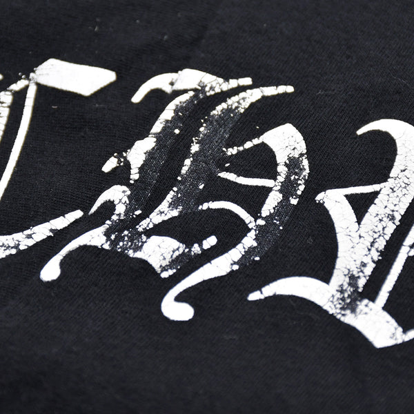 Very Good Condition CHROME HEARTS Men's Half Sleeve Pocket T-Shirt CH Cross Hairy Dagger Black Size L Used 4a009381