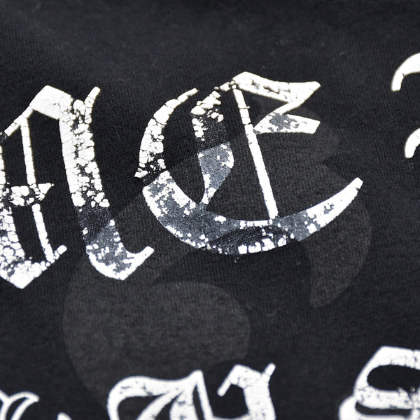 Very Good Condition CHROME HEARTS Men's Half Sleeve Pocket T-Shirt CH Cross Hairy Dagger Black Size L Used 4a009381