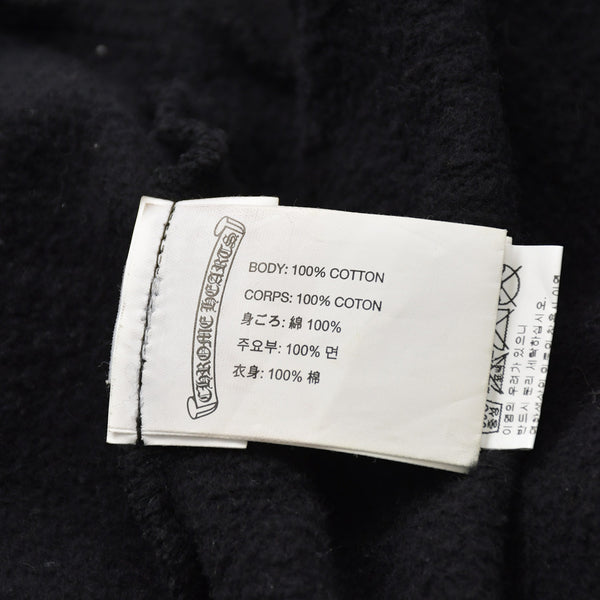 Very Good Condition CHROME HEARTS Foti Harristita Zip Up Parka Scroll Logo Star Black Silver Size L Used 4a009382