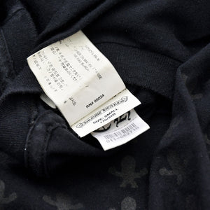 CHROME HEARTS FOTI HARRIS TEETER Short sleeve T-shirt Made in USA Cotton Black Red Size S Good Condition Used 4a009383