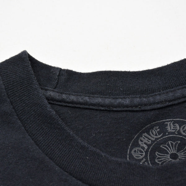 CHROME HEARTS FOTI HARRIS TEETER Short sleeve T-shirt Made in USA Cotton Black Red Size S Good Condition Used 4a009383