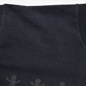 CHROME HEARTS FOTI HARRIS TEETER Short sleeve T-shirt Made in USA Cotton Black Red Size S Good Condition Used 4a009383