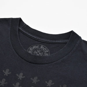CHROME HEARTS FOTI HARRIS TEETER Short sleeve T-shirt Made in USA Cotton Black Red Size S Good Condition Used 4a009383