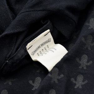 CHROME HEARTS FOTI HARRIS TEETER Short sleeve T-shirt Made in USA Cotton Black Red Size S Good Condition Used 4a009383