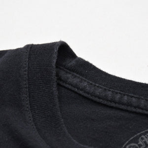 CHROME HEARTS クロムハーツ CHプラス バッククロス プリント 長袖Tシャツ コットン ブラック サイズL 美品 中古 4a009384