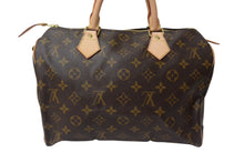 Load image into Gallery viewer, 極美品 LOUIS VUITTON ルイヴィトン スピーディ30 ハンドバッグ M41526 旧型 モノグラムキャンバス ブラウン 中古 4c069417