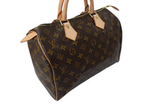 Load image into Gallery viewer, 極美品 LOUIS VUITTON ルイヴィトン スピーディ30 ハンドバッグ M41526 旧型 モノグラムキャンバス ブラウン 中古 4c069417