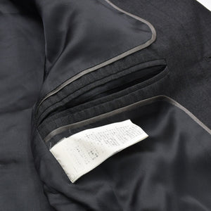 RAF SIMONS ラフ シモンズ 07SS シングル テーラードジャケット ブレザー サイズ44 ウール グレー アーカイブ 比翼 美品 中古 4a009428