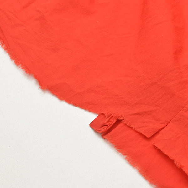極美品 RAF SIMONS ラフシモンズ 02SS ノースリーブ シャツフーディ サイズ46 テロ期 レッド カットオフ アーカイブ 中古 4a009432