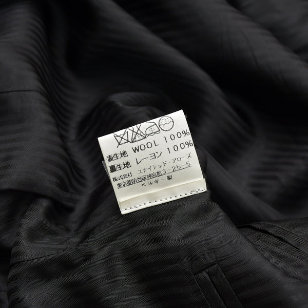 極美品 RAF SIMONS ラフシモンズ 99AW シングル テーラードジャケット サイズ46 ブラック ウール アーカイブ ディスオーダー期 中古 4a009435